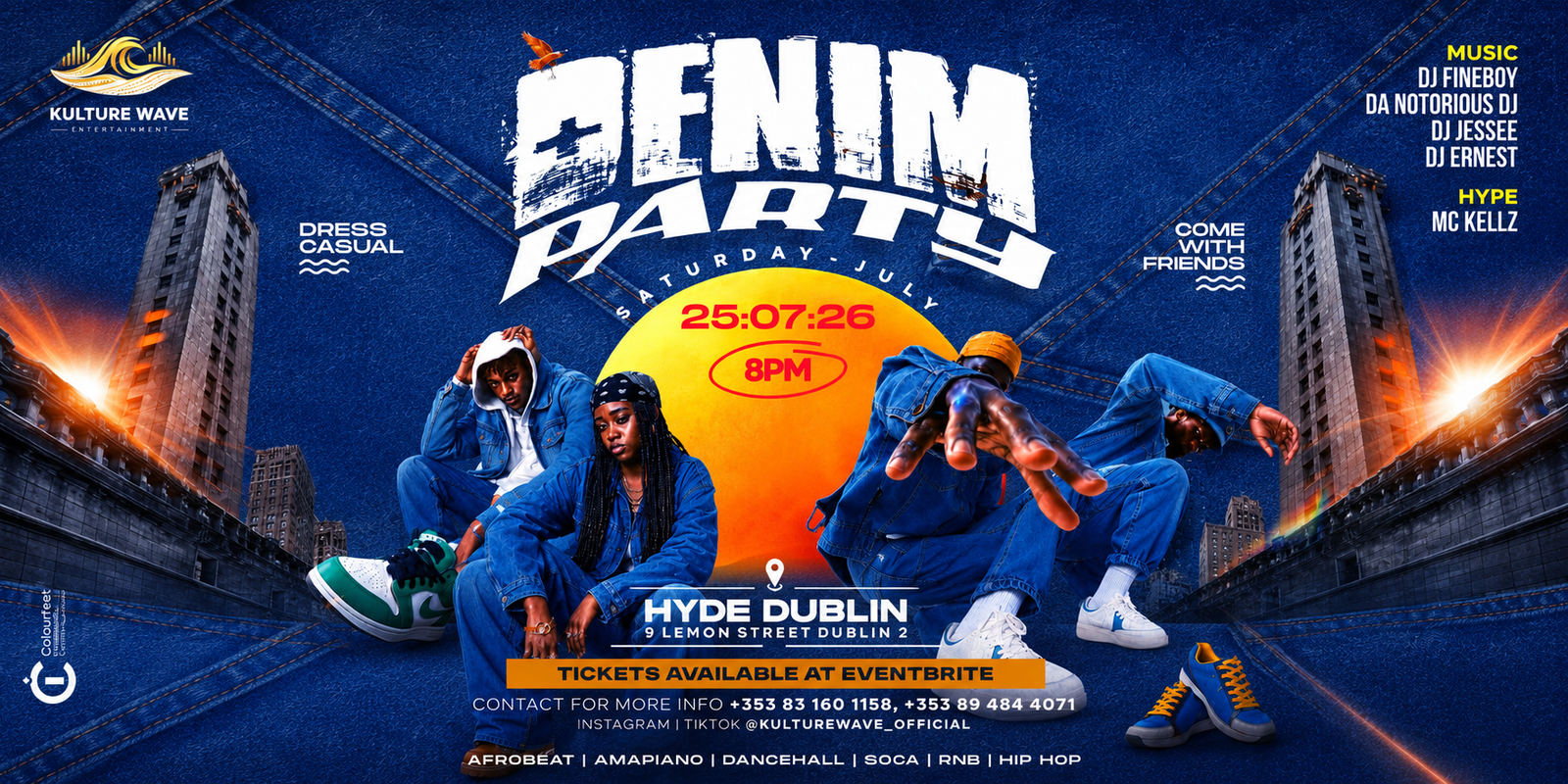 Kulture Wave Presents: DENIM PARTY | Hyde Dublin